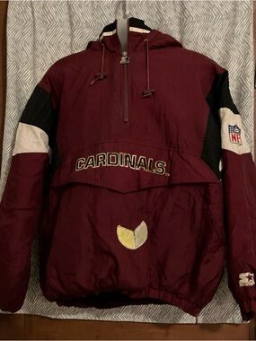 Vintage  Starter Arizona Cardinal Football Jacket Adult XL